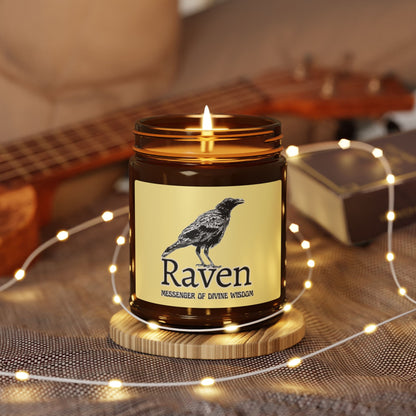 Raven Messenger of Wisdom Scented Soy Candles