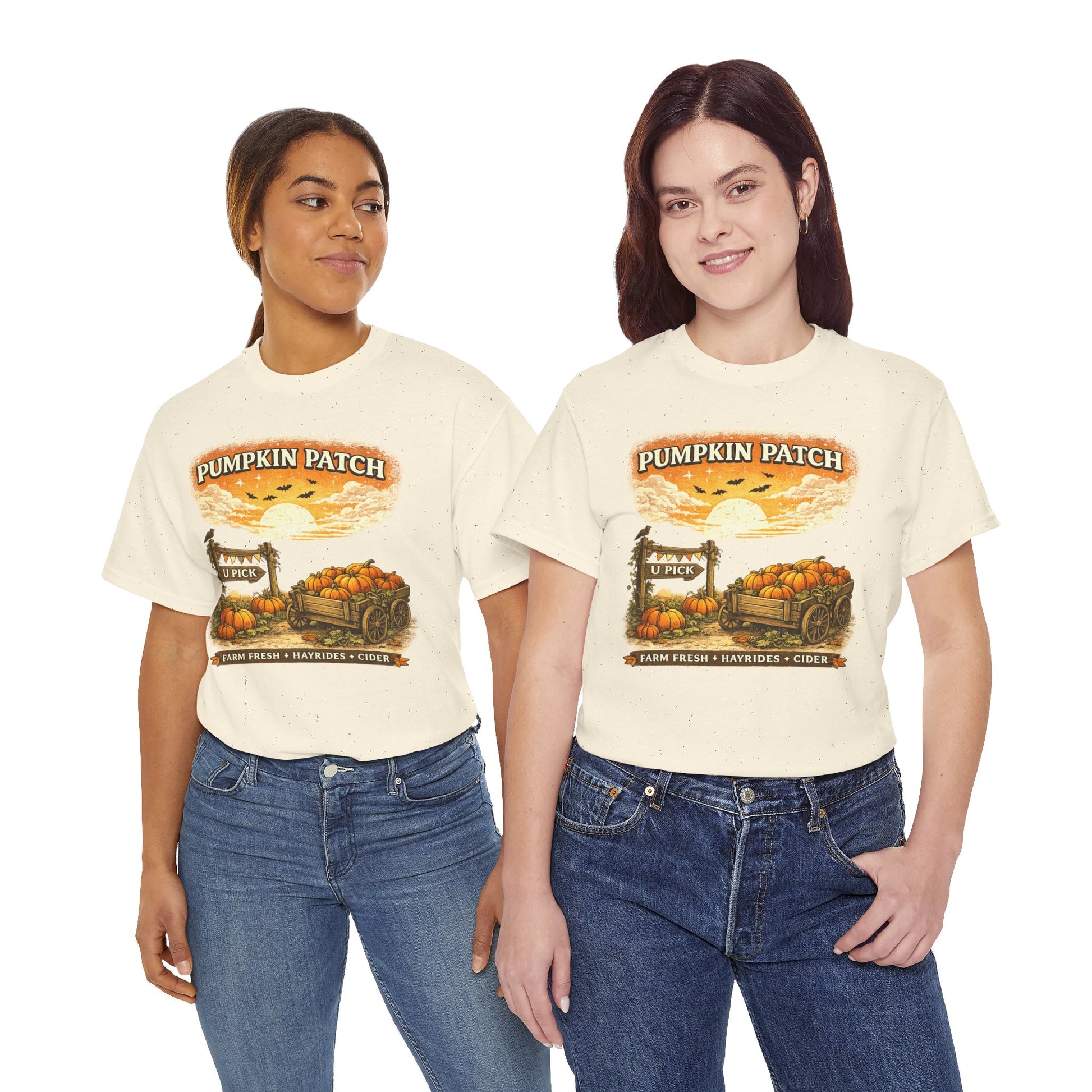 U Pick Pumpkin Patch Comfortable Cotton Halloween T-Shirt