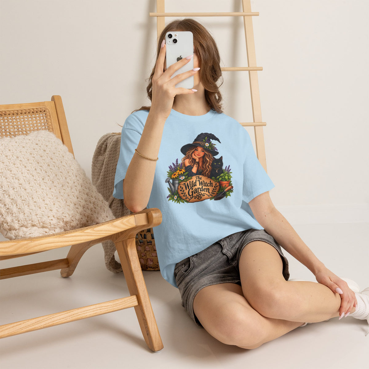 The Wild Witch Garden Halloween Cotton T-Shirt
