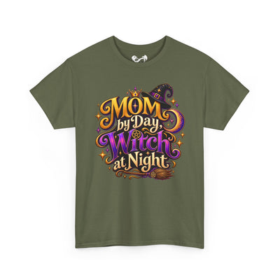 Mom By Day Witch At Night Comfortable Cotton T-Shirt
