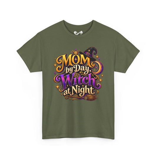 Mom By Day Witch At Night Comfortable Cotton T-Shirt