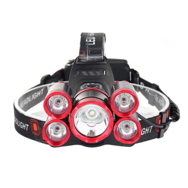 Be prepared for any situation with this powerful LED rechargeable 5-bulb headlamp. Harness up to 5 hours of continuous light and prepare for any dark situation with confidence. Enjoy a bright, wide-beam illumination that goes wherever you go, making it perfect for outdoor activities. 