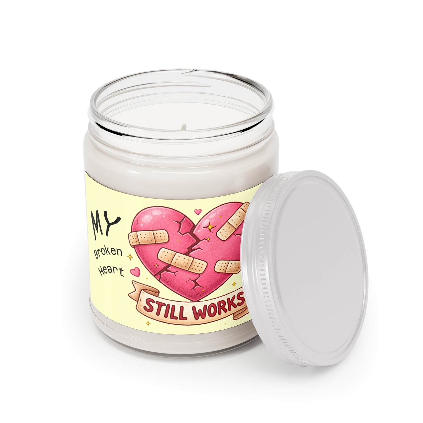 My Broken Heart Still Works Scented Candles, 9oz