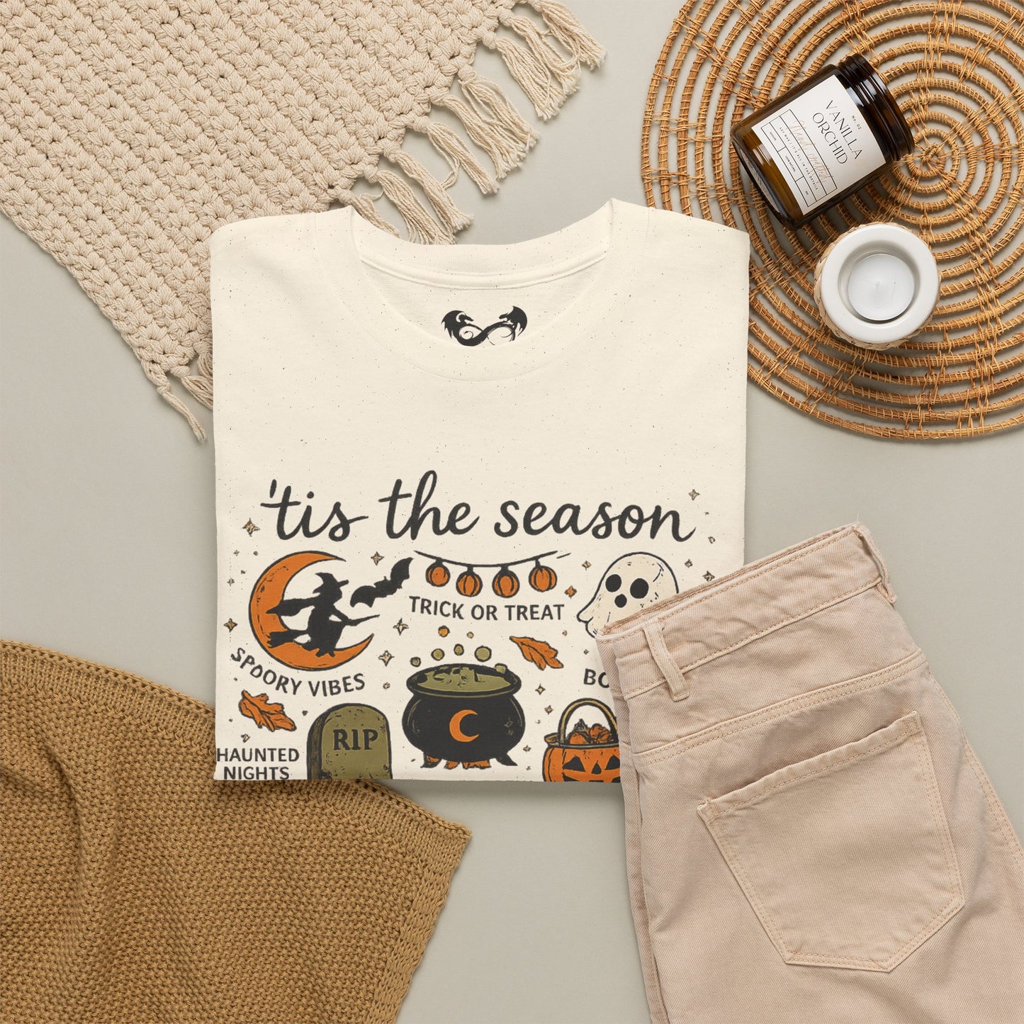 'Tis the Season Halloween Comfortable Cotton T-Shirt