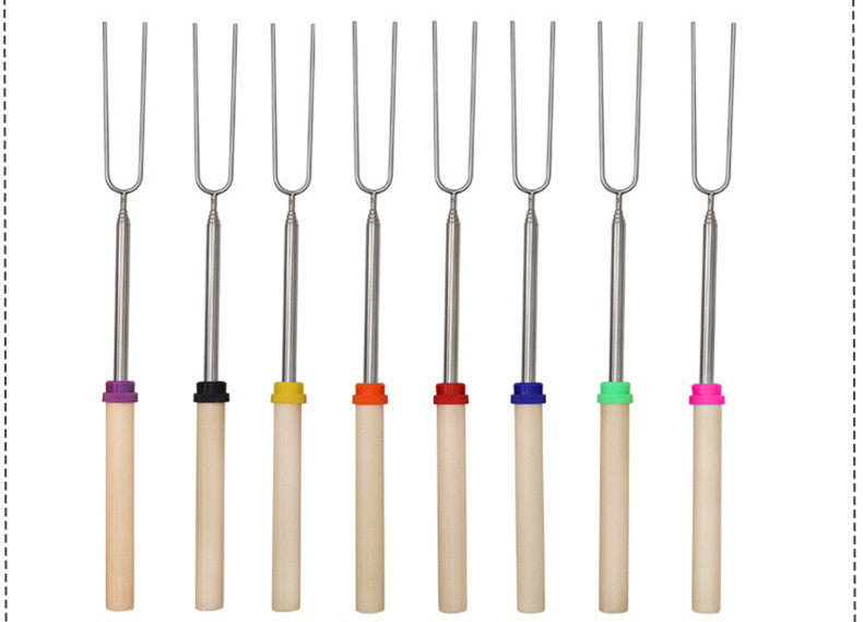 Stainless Steel Telescopic Barbecue Fork