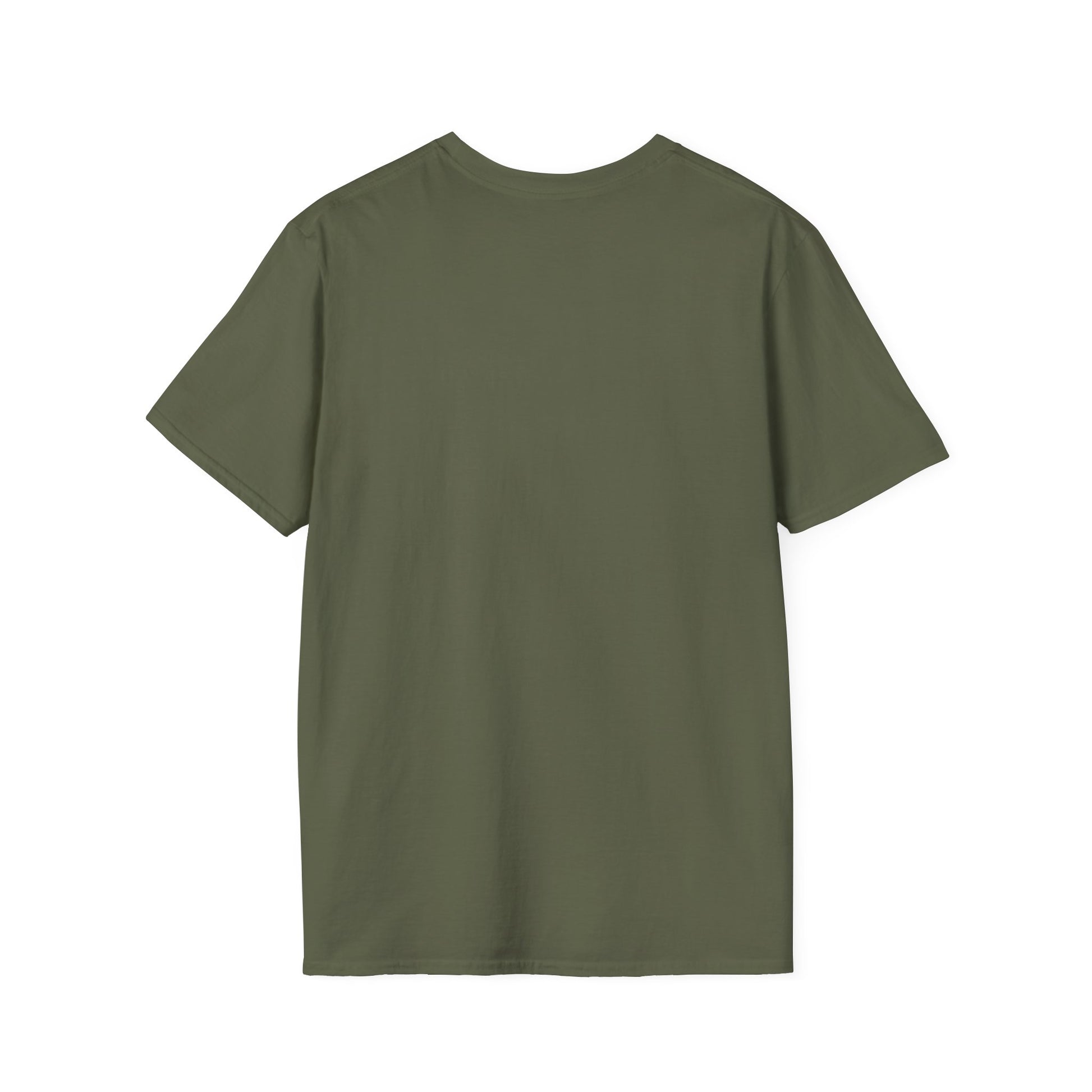 Green t-shirt on a white background Express kindness effortlessly with our Free Hugs Dark T-Shirts. Designed for comfort and style, these shirts invite connection and spread warmth wherever you go. The dark shade complements any outfit, making it easy to wear while sharing a simple message of support and care.
