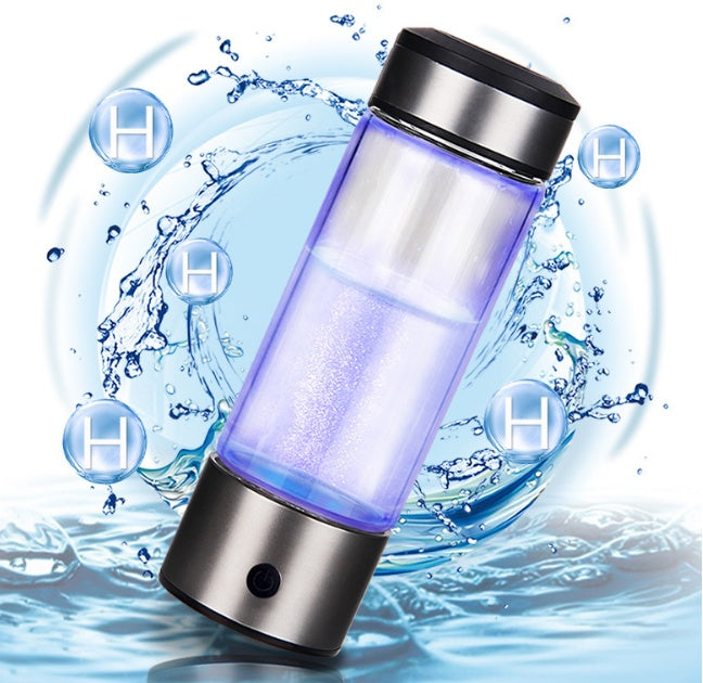 Boost your hydration game with our Hydrogen Alkaline Ionizer Water Bottle! This innovative bottle not only provides clean and pure drinking water, but it also infuses it with hydrogen, promoting better hydration and overall health. 