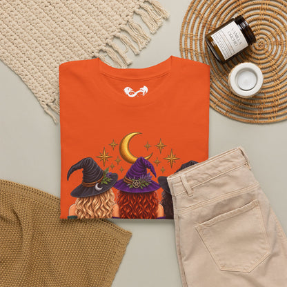 The Practical Witch Sisters Halloween Cotton T-Shirt