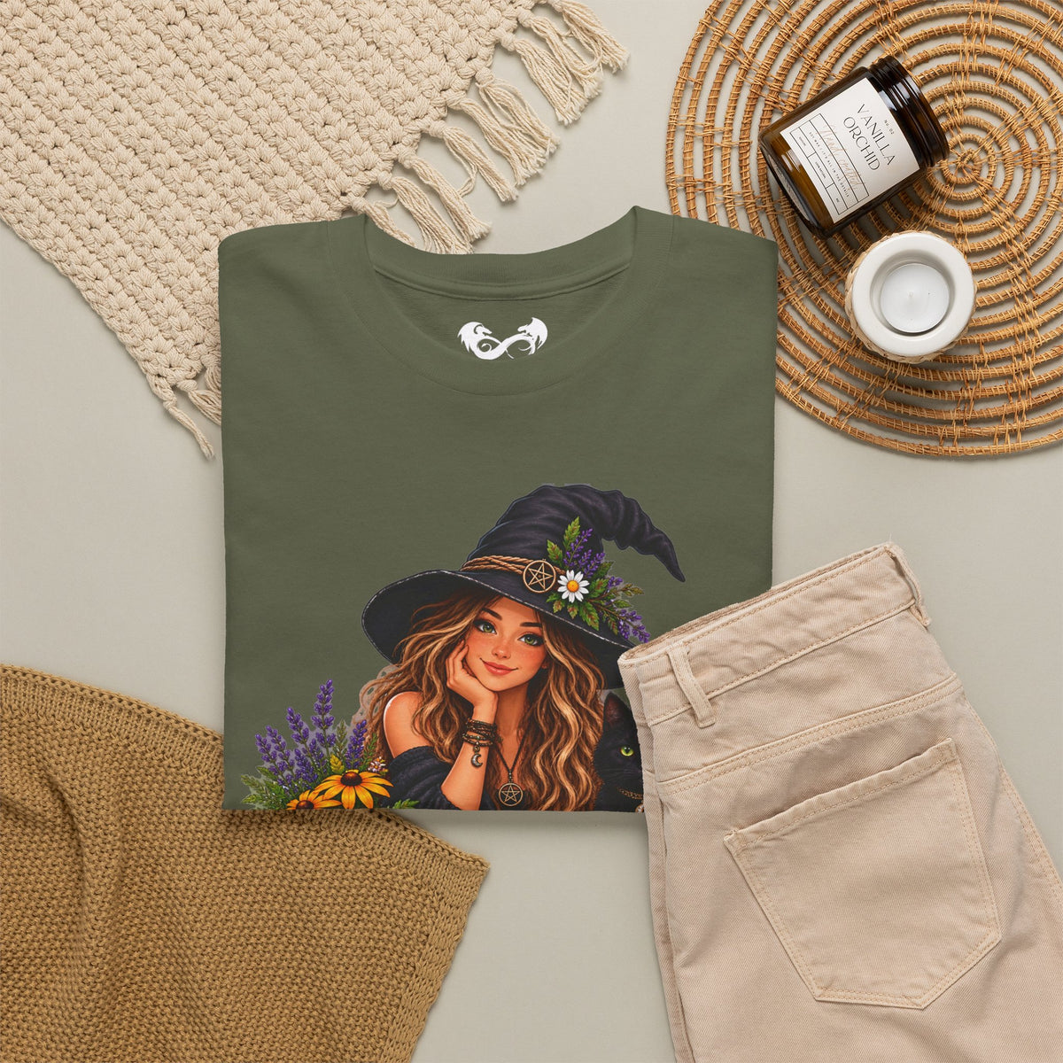 The Wild Witch Garden Halloween Cotton T-Shirt
