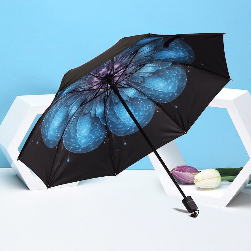 Protect yourself from the sun's harsh rays while adding a touch of style to your outdoor space with this decorative sun shading umbrella. It's uniquely designed to provide maximum shade and cover while celebrating your sense of style.