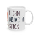 Show off your confidence with the Yes I Can Drive A Stick Ceramic Mug. Perfect for anyone who masters manual transmissions, this bold mug adds a touch of daring to your daily coffee ritual. Durable and comfortable, it’s a great way to make a statement while fueling your drive.