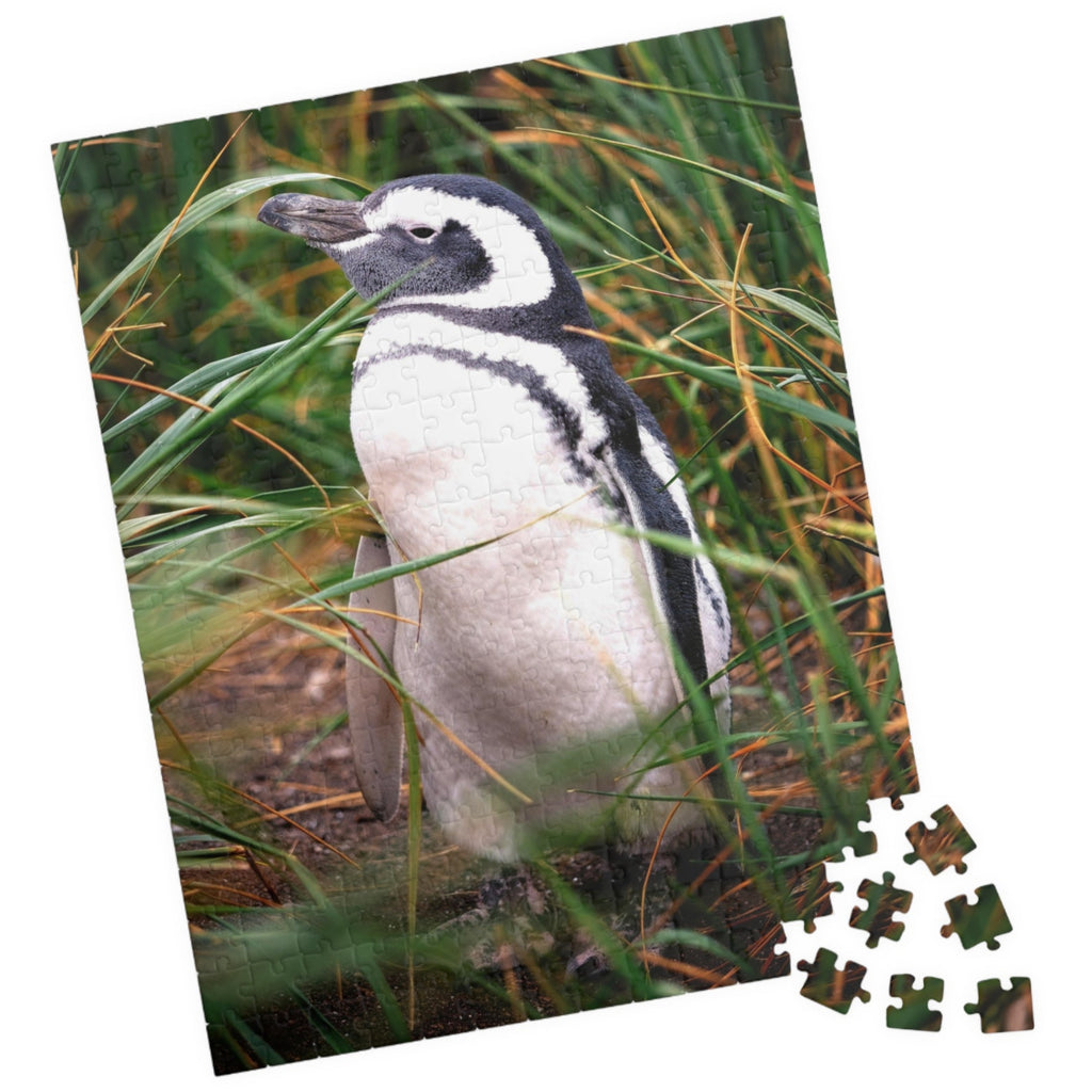 Get lost in the waddling world of our Penguin in The Reeds Puzzle! With 110 to 1014 pieces, this puzzle features a playful penguin hidden among the reeds. Unwind while piecing together this quirky and fun puzzle. 