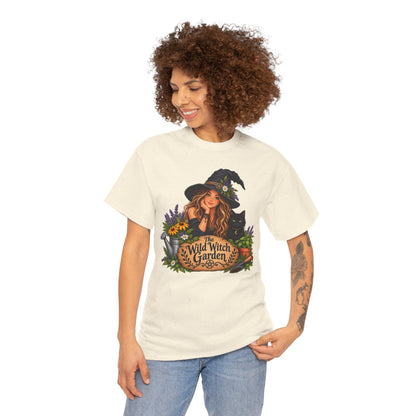 The Wild Witch Garden Halloween Cotton T-Shirt