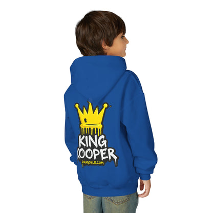 Youth Hoodie "King Kooper" Drippy Crown Graphic Sweatshirt