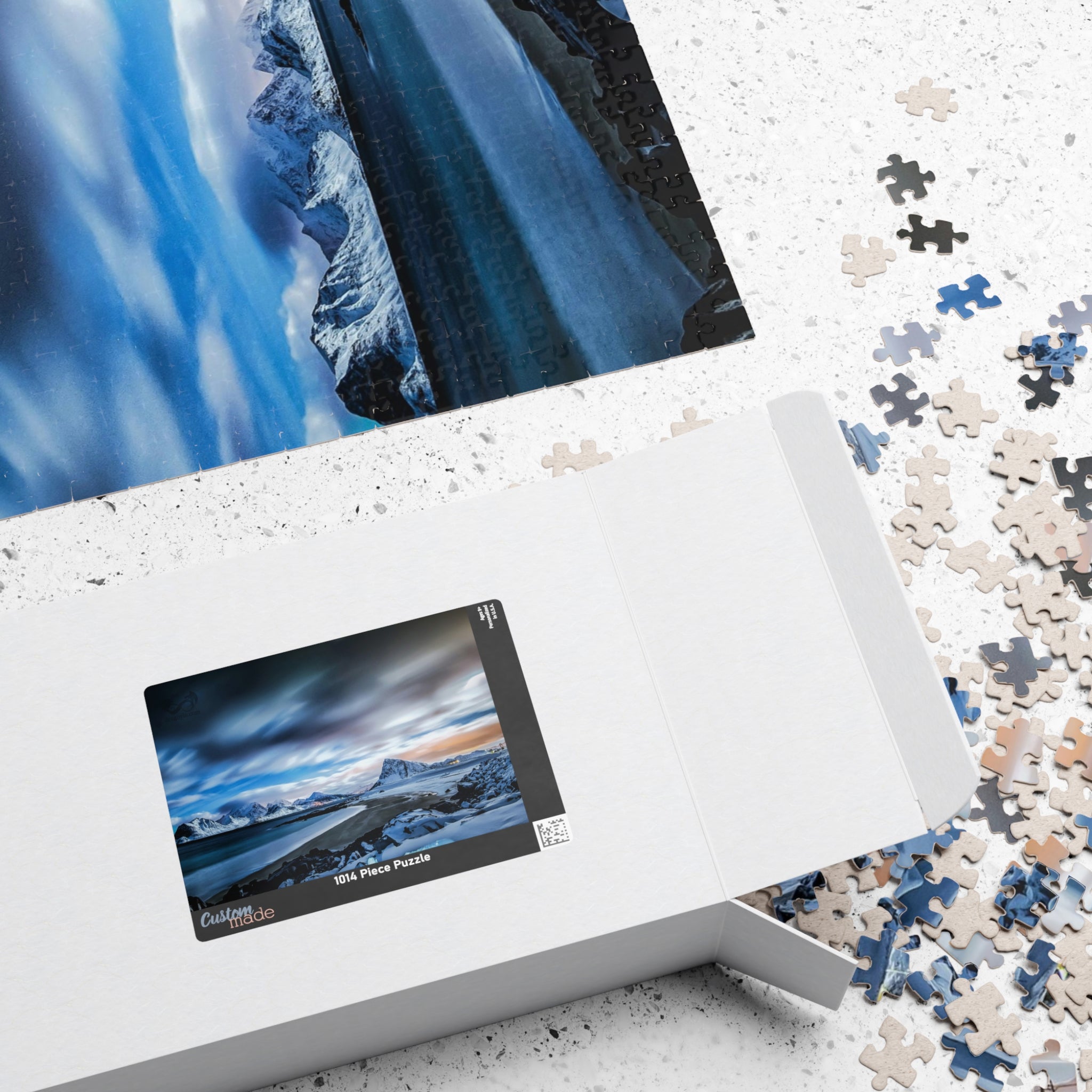 Indulge in the ultimate luxury with our Frozen Mountain Lake Puzzle. With 110 to 1014 pieces, this puzzle features a breathtaking mountain lake scene that will transport you to a serene world of nature. Perfect for challenging your mind and creating a stunning piece of art.