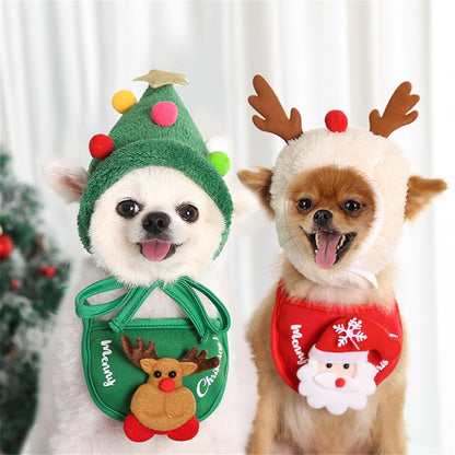 Christmas Pet Hats Costume Dogs Cats Pets