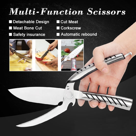 Heavy Duty Multi-Function Stainless Steel Chef Scissors