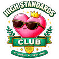 High Standards Single Adult Kiss-Cut Sticker