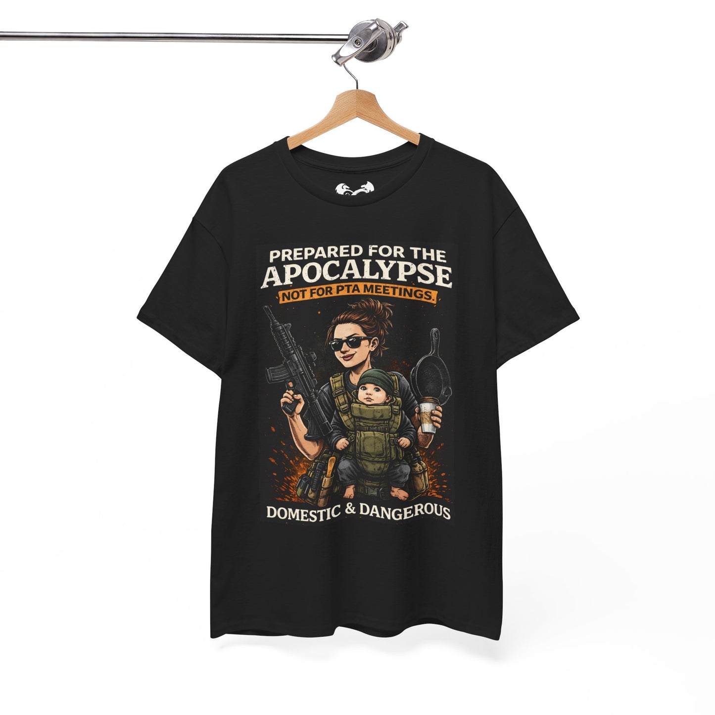 Prepared For Apocalypse Mom Comfortable 100% Cotton T-Shirt