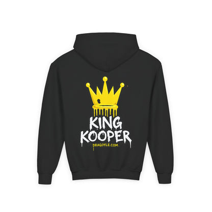 Youth Hoodie "King Kooper" Drippy Crown Graphic Sweatshirt