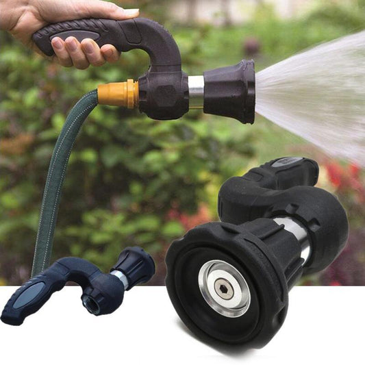 Transform your ordinary garden hose into a powerful cleaning and watering machine with the Mighty Blaster Garden Water Nozzle! With its adjustable spray settings, easily wash away dirt and grime or gently water delicate plants. Save time and effort with this versatile tool.