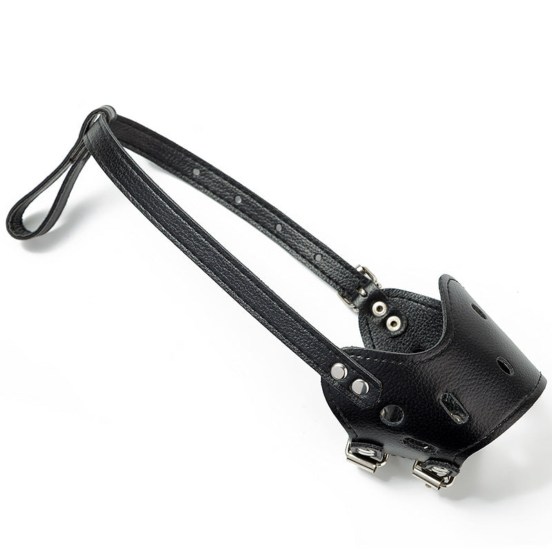 This Dog PU Leather Anti-Bite Mouth Cover is designed for effective bite prevention while ensuring comfort and durability. Made from high-quality PU leather, it offers a strong yet flexible fit to help control unwanted biting behaviors safely.