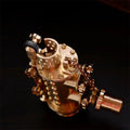 This Handmade Copper Punk Kerosene Lighter is an ideal choice for those who appreciate the art of lighter craftsmanship. Crafted from 100% copper, this lighter boasts a solid construction and is designed to provide optimal performance. 