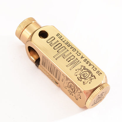 This Heavy Duty Brass Laser Engraved Lighter is perfect for starting a fire in emergency situations. It is the perfect combination of durability and convenience with its brass frame and laser-etched design.