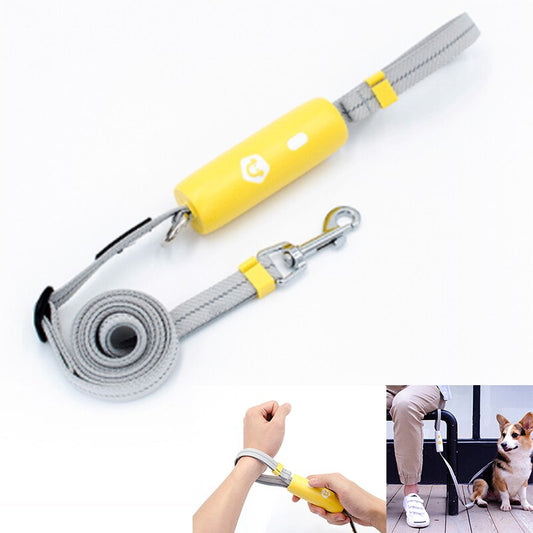Keep your dog visible and secure with the Reflective Anti-lost Elastic Dog Leash. Designed to stretch gently, it offers flexibility and comfort during walks while preventing sudden pulls.