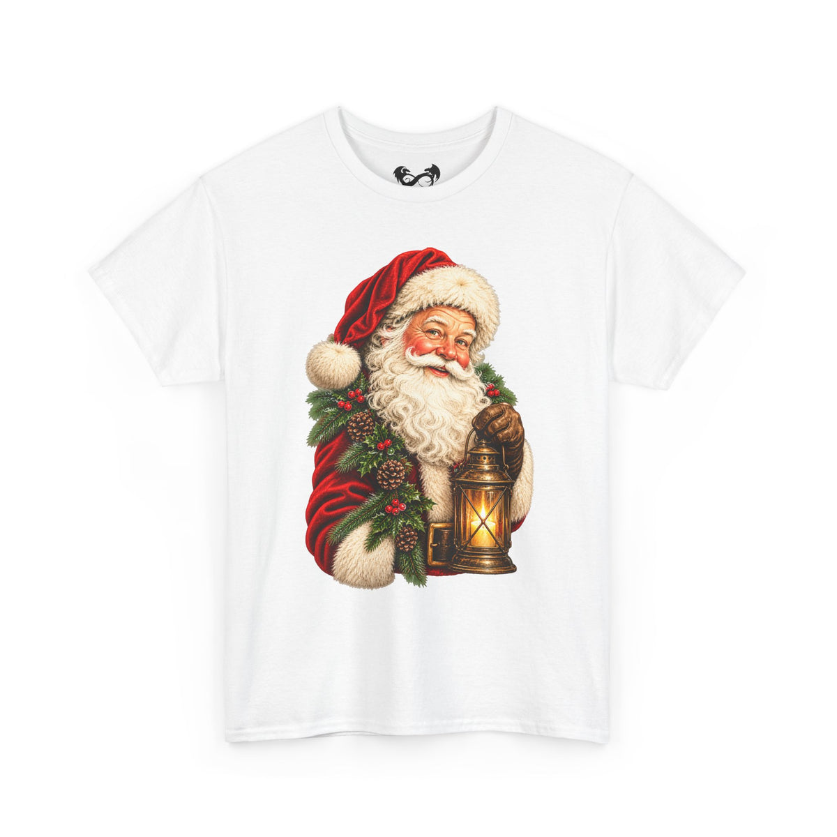 Vintage Style Santa Claus Comfortable Cotton T-Shirt