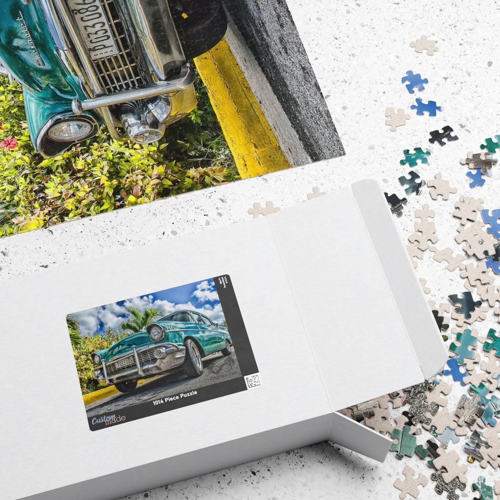 Indulge in a sophisticated puzzle experience with our Blue Classic Car Puzzle. Unleash your inner artist and immerse yourself in the world of vintage luxury. With 110 to 1014 pieces, this puzzle will challenge and delight, providing hours of elegant entertainment.