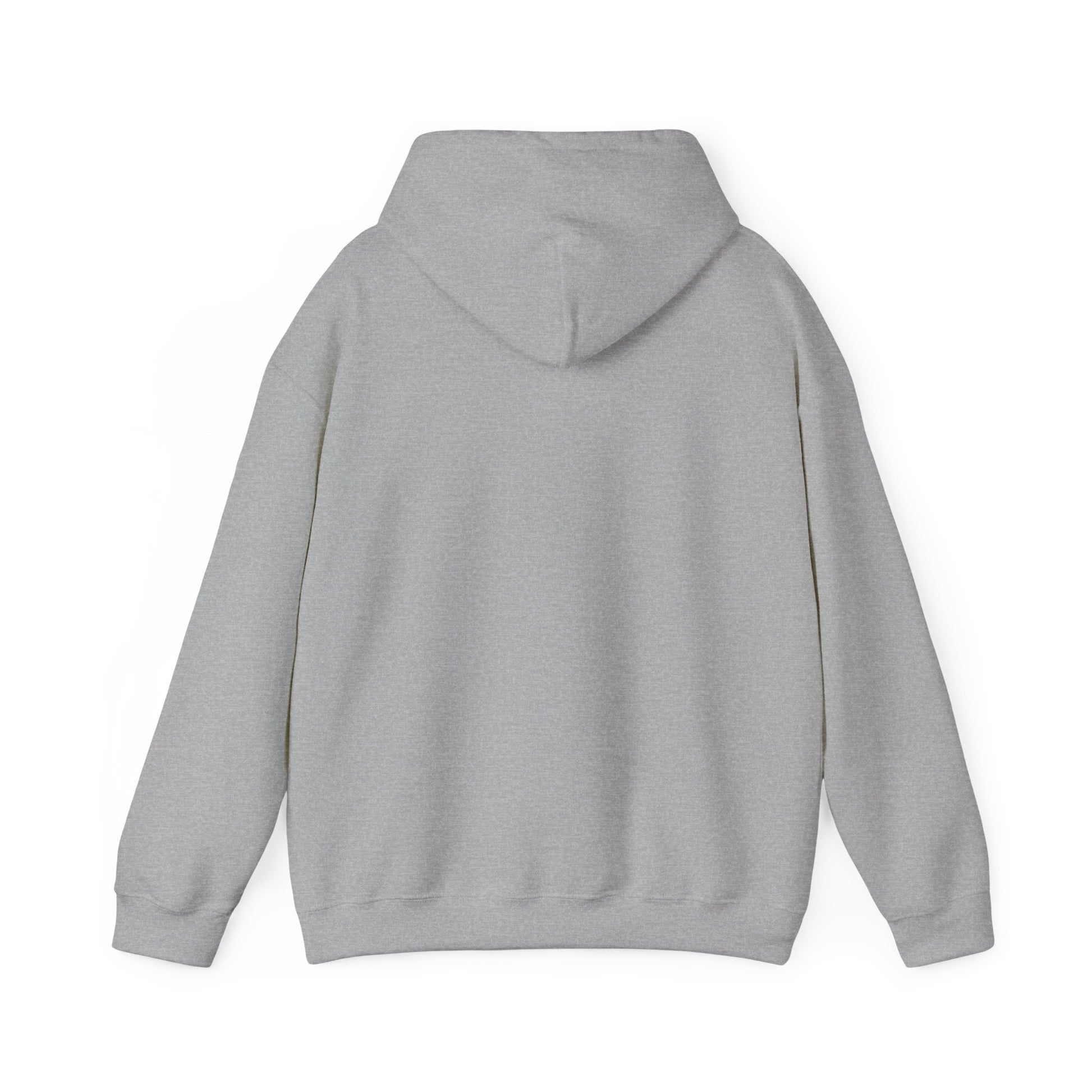 Gray hoodie on a white background