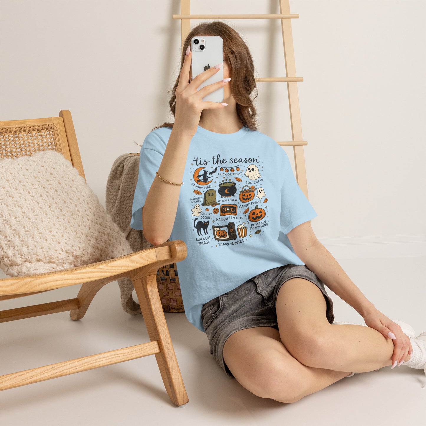 'Tis the Season Halloween Comfortable Cotton T-Shirt