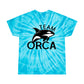 Get your groovy mojo back with this custom Team Orca tie-dye tee shirt. For stylish, laid-back appearances, this t-shirt is made with 100% pre-shrunk cotton for total softness, and features a cyclone pattern straight from the 60s.