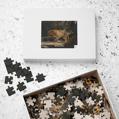 Unleash your wild side with our Stalking Leopard Puzzle! Challenge yourself with 110 to 1014 pieces of fierce feline action. Let the stalking begin as you put together this dynamic image of a sleek and powerful leopard. Embrace the thrill of the hunt and complete this puzzle today!