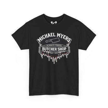 Michael Meyers Butcher Shop Cotton Halloween T-Shirt