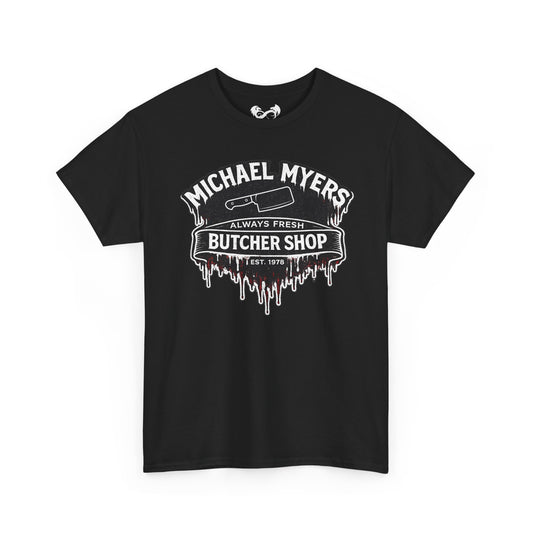 Michael Meyers Butcher Shop Cotton Halloween T-Shirt