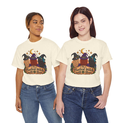 The Practical Witch Sisters Halloween Cotton T-Shirt