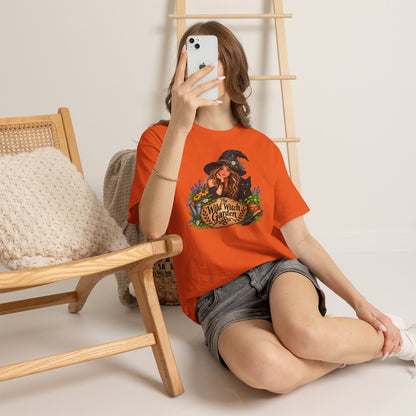 The Wild Witch Garden Halloween Cotton T-Shirt