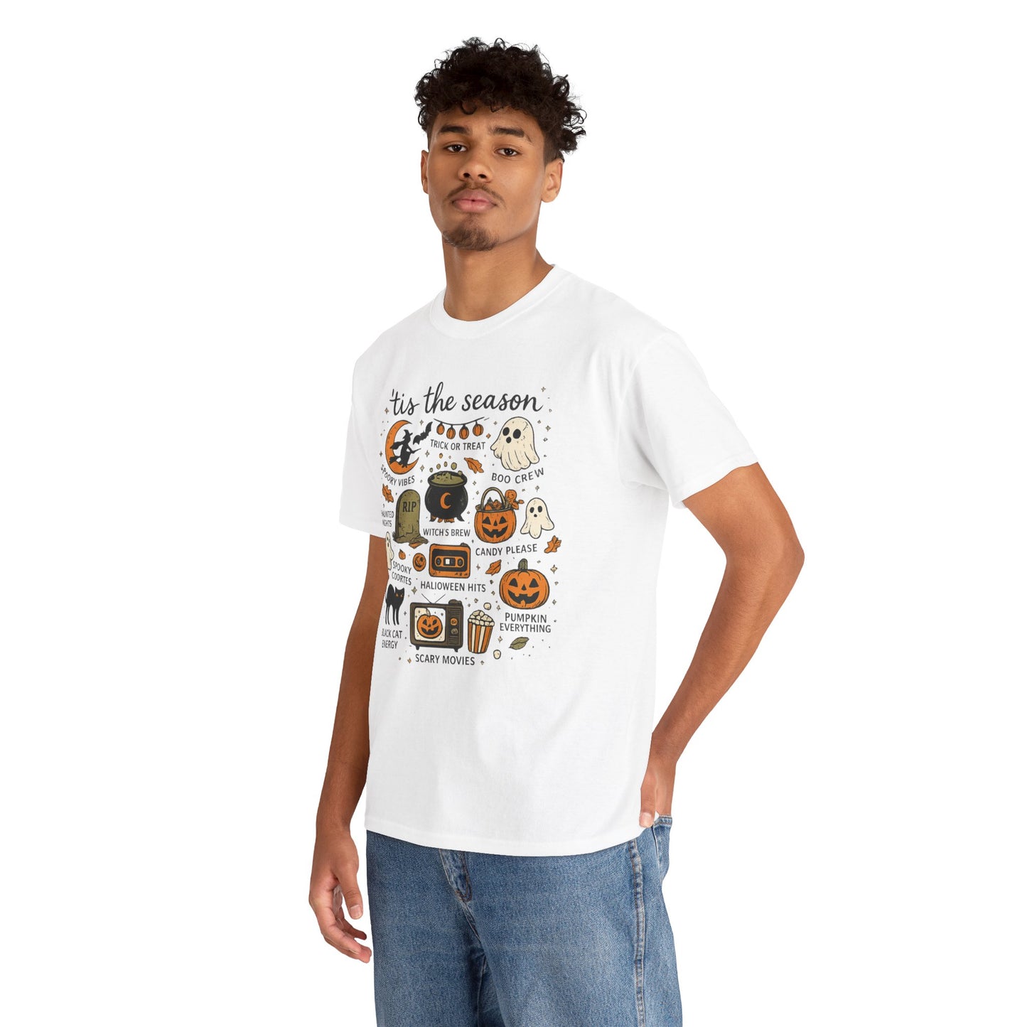 'Tis the Season Halloween Comfortable Cotton T-Shirt