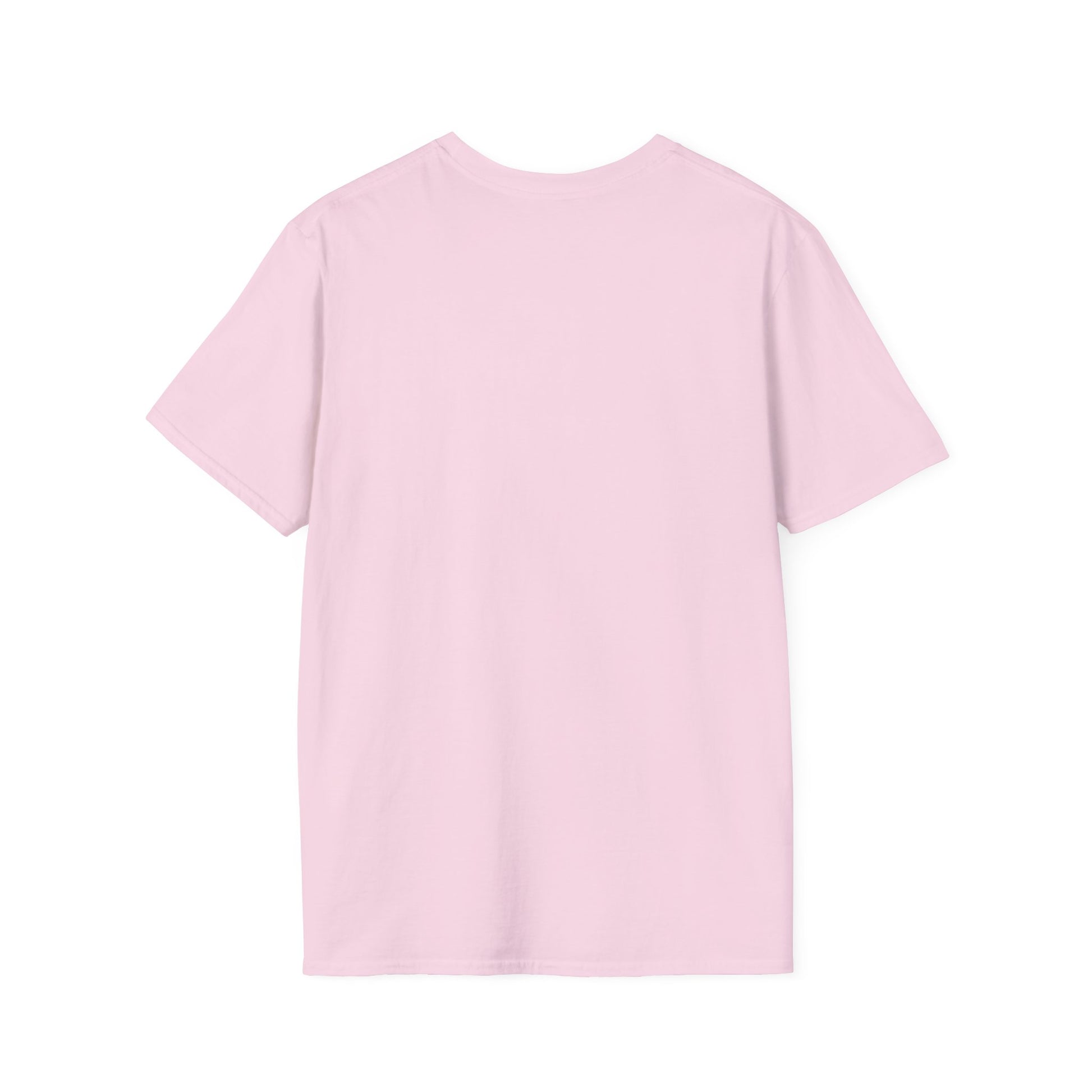 Pink t-shirt on a white background