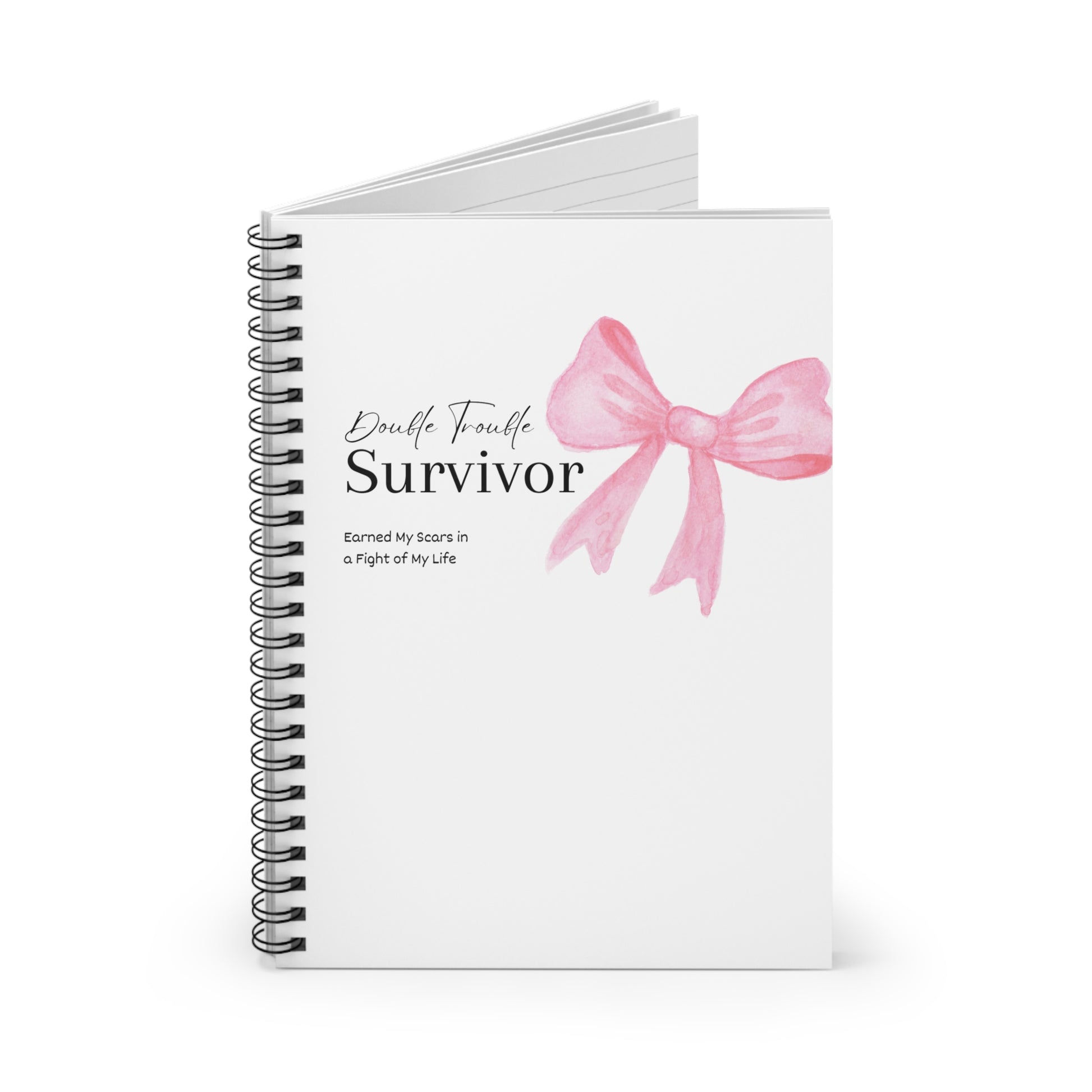 The Double Trouble - Double Mastectomy Journal is a compassionate companion designed to support those navigating the journey of a double mastectomy. This journal offers a safe space to document emotions, milestones, and reflections, helping users process their experience with clarity and strength. 