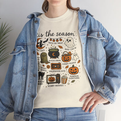 'Tis the Season Halloween Comfortable Cotton T-Shirt
