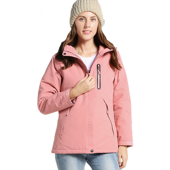 Stay warm and dry in any weather with our Warm Waterproof USB Heated Jacket! Featuring built-in heating technology and a waterproof exterior, this jacket is perfect for the cold and rainy days. Simply plug in any power bank and stay toasty and comfortable wherever you go. 