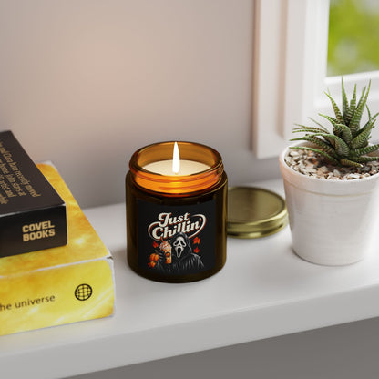 Just Chillin' Ghost Face Halloween Scented Candles (4oz/9oz)