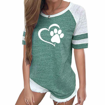 This Fashion Love Dog Paw Print Top is paws-itively the best way to show off your love of pups! It's sure to make you the envy of all the other pup-lovers out there! Cute, comfortable, and stylish