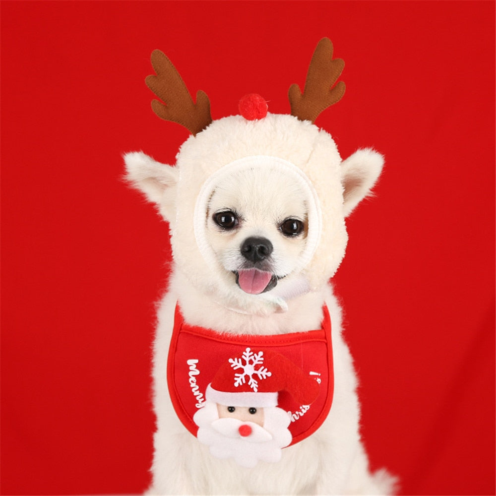 Christmas Pet Hats Costume Dogs Cats Pets