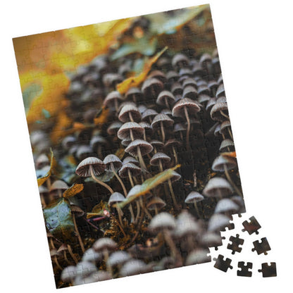 Unravel the beauty of nature with our Multiple Wild Mushrooms Puzzle. With a range of pieces from 110 to 1014, this puzzle will challenge and captivate puzzle enthusiasts. Featuring a variety of wild mushrooms, let your mind escape to the whimsical world of nature while creating a stunning masterpiece.