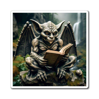 Spice up your fridge (or metal surfaces) with our Reading Gargoyle Magnet. This little guy loves books and is perfect for holding up important notes or reminders. A quirky addition to any home or office. 