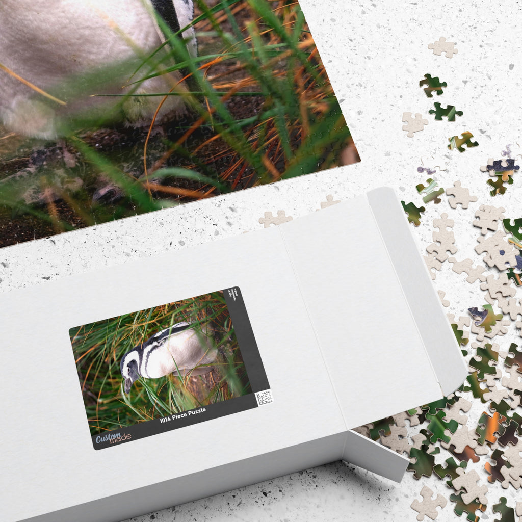 Get lost in the waddling world of our Penguin in The Reeds Puzzle! With 110 to 1014 pieces, this puzzle features a playful penguin hidden among the reeds. Unwind while piecing together this quirky and fun puzzle. 